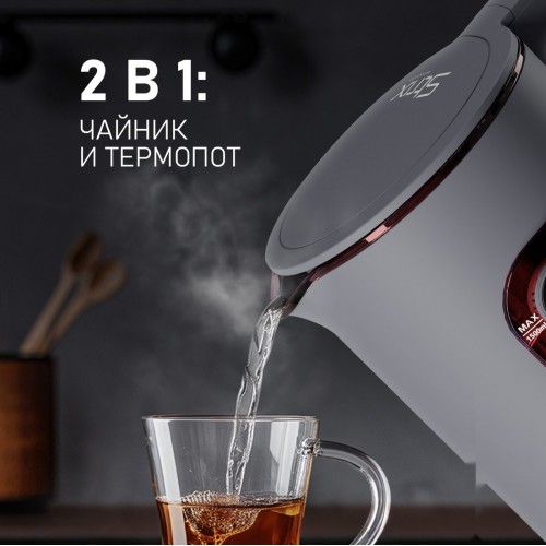 Электрический чайник Weissgauff WK 1500 Dt Touch BodyCool