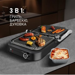 Электрогриль Weissgauff WCG-360 Nero Glass Chef’s Steak