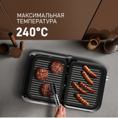 Электрогриль Weissgauff WCG-360 Nero Glass Chef’s Steak