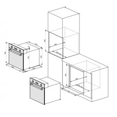 Духовой шкаф Weissgauff EOA 69 OW