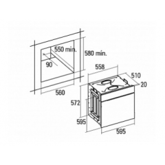 Духовой шкаф CATA LCMD 8008 BK