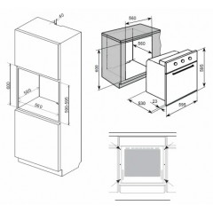 Духовой шкаф Weissgauff EOA 691 PDX