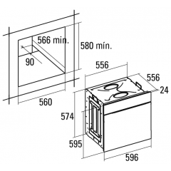 Духовой шкаф CATA MRA 7108 IV