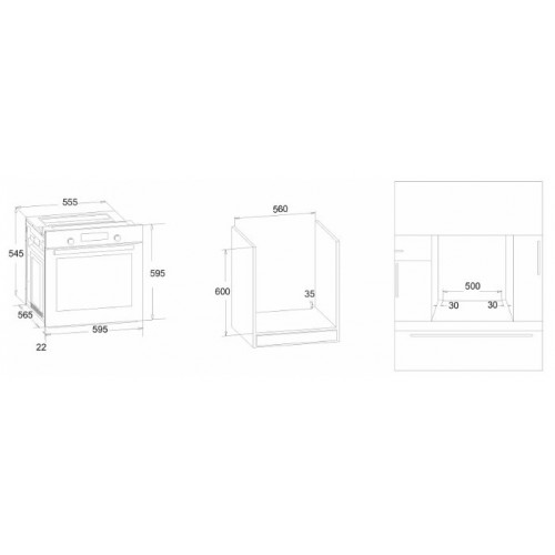 Духовой шкаф Simfer B6EL18017