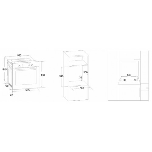 Духовой шкаф Simfer B6EL18017