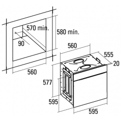 Духовой шкаф CATA CPR 8109 X