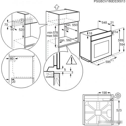 Духовой шкаф Electrolux OED5H70X