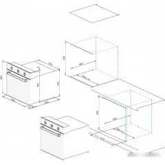 Духовой шкаф Darina 2V BDE112 710 BB