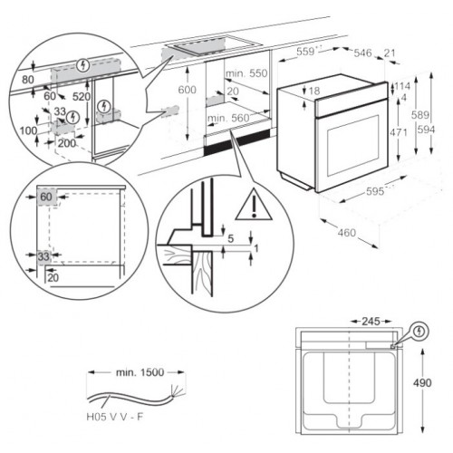 Духовой шкаф Electrolux OEF5E50Z