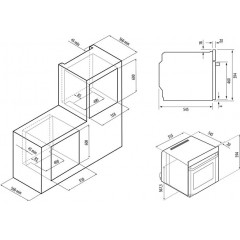 Духовой шкаф Krona Onore 60 BL