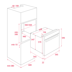 Духовой шкаф Teka HSB 740 G SS
