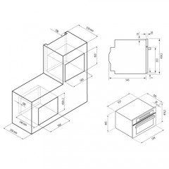 Духовой шкаф Krona DUETTO 60 IX