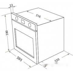 Духовой шкаф HOMSair OEM657BK