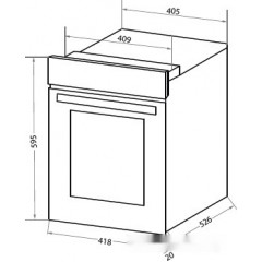 Духовой шкаф HOMSair OEM451BK