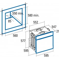 Духовой шкаф CATA UME 7207 X