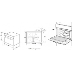 Духовой шкаф Weissgauff OE 449 PDW