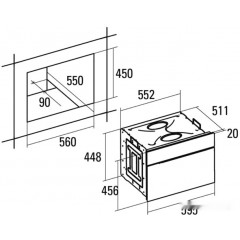 Духовой шкаф CATA MD 5008 WH