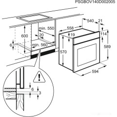 Духовой шкаф Electrolux EZF5C50V