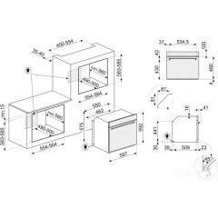 Духовой шкаф Smeg SO6302M2X
