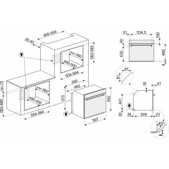 Духовой шкаф Smeg SOP6301S2X