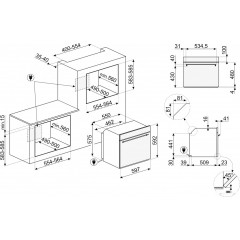 Духовой шкаф Smeg SO6301S2X