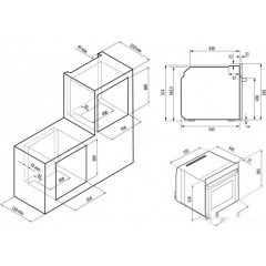 Духовой шкаф Krona Pronto 60 S