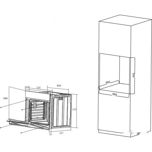 Духовой шкаф HAIER HOX-P09CGBX