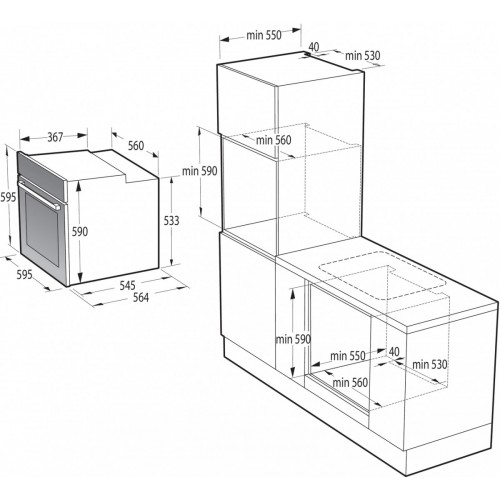 Духовой шкаф Gorenje BO6725E02BG