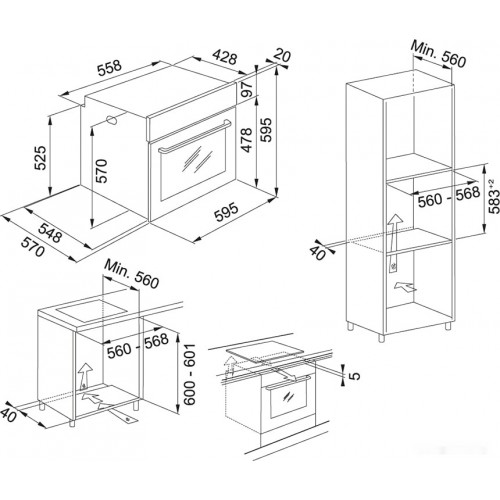 Духовой шкаф Franke Smart FSM 86 HE XS