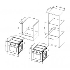 Духовой шкаф Hyundai HEO 6647 BG