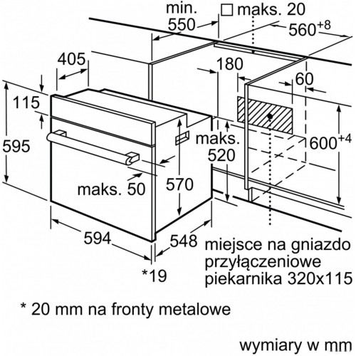 Духовой шкаф Bosch HBF134YS1