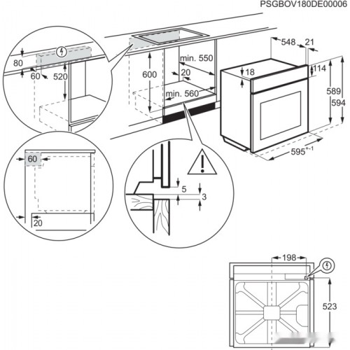 Духовой шкаф Electrolux EOF5C70X