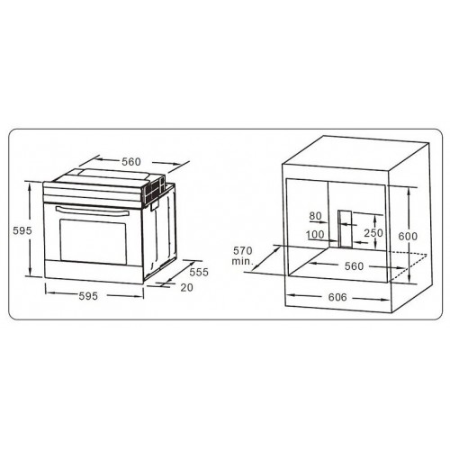 Духовой шкаф Evelux EO 610 X