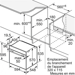 Духовой шкаф Bosch Serie 4 HBA553BA0