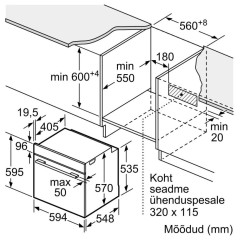 Духовой шкаф Bosch HBG517CW1S