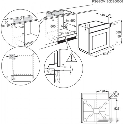 Духовой шкаф Electrolux EOE7P31X