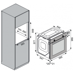Духовой шкаф Kuppersberg HF 608 BX