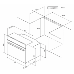Духовой шкаф Monsher MOE 6181 Noir
