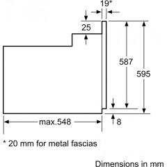 Духовой шкаф Bosch Serie 2 HBF133BR0