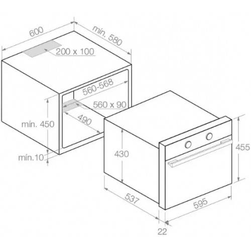 Духовой шкаф Pando PHC-943