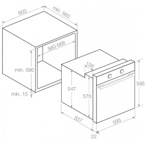 Духовой шкаф Pando PHP-962