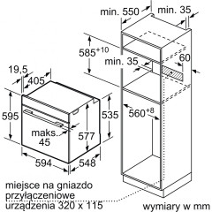 Духовой шкаф Bosch HBG635NS1