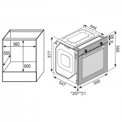 Духовой шкаф Zigmund & Shtain E 156 W