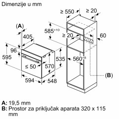 Духовой шкаф Bosch Serie 6 HBG5780S0