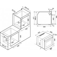 Духовой шкаф Krona Essenza 60 BL G2