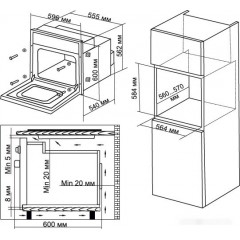 Духовой шкаф Hyundai 6003.01 BG