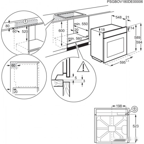 Духовой шкаф Electrolux EOF5C50V