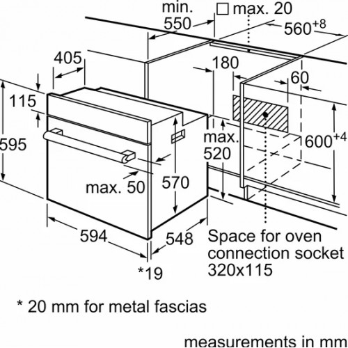 Духовой шкаф Bosch Serie 6 HBJ558YB3Q