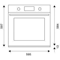 Духовой шкаф Bertazzoni F6011MODPTN