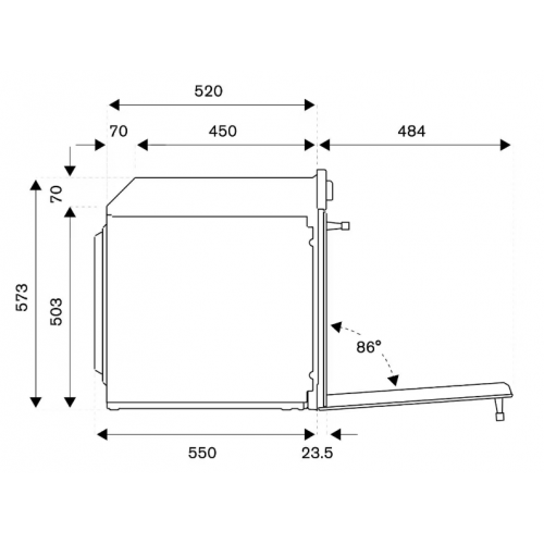 Духовой шкаф Bertazzoni F6011MODPTN